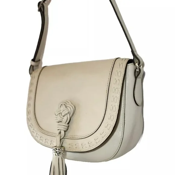 Brighton Trina White Leather Bag - Picture 10 of 12